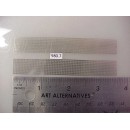 980.7 - Overland diesel etched body side screen material w/round holes; 3-39/64 x 17/32 - Pkg. 2